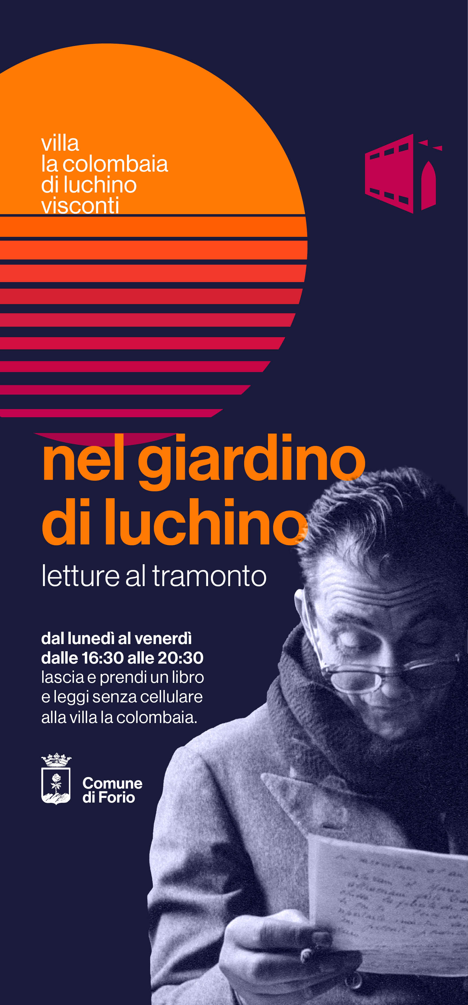 Nel Giardino di Luchino: letture al tramonto 